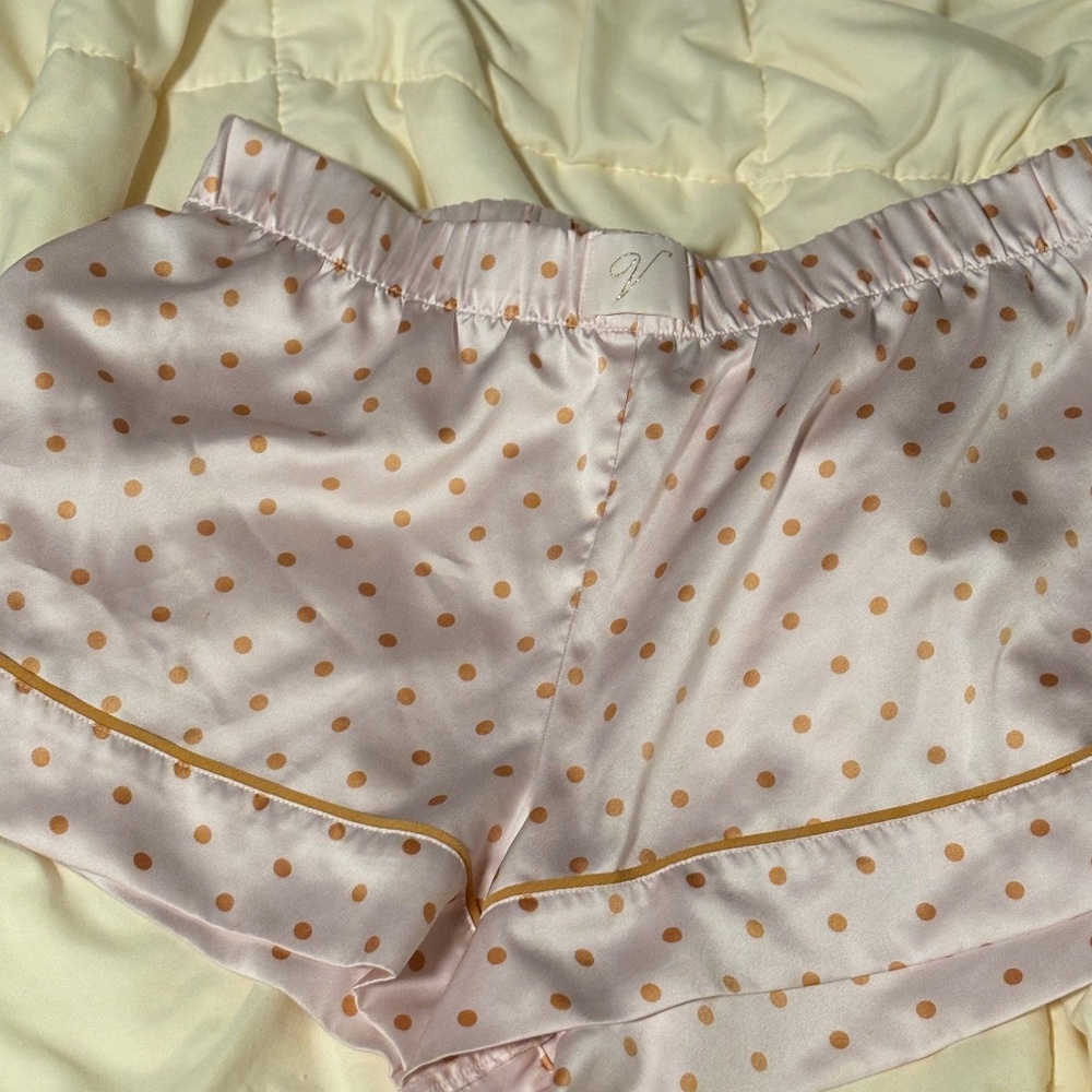 Satin Victorias Secret Sleep Shorts Size Medium